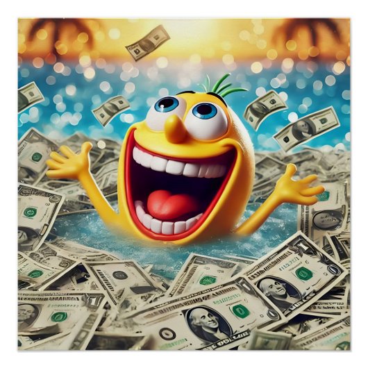 swimming in money poster (Vorderseite)