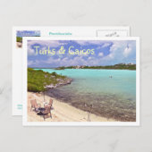 "SWIMMING IN TURKS & CAICOS" POSTCARD POSTKARTE (Vorne/Hinten)