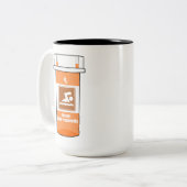 Swimming Is My Drug Zweifarbige Tasse (Vorderseite Links)