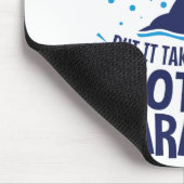 Swimming Marathon Open Water Funny Sprichwort Mousepad (Ecke)