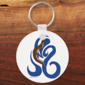 Swimming Otter Keychain Schlüsselanhänger (Vorderseite)