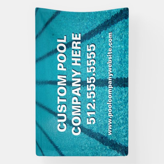 Swimming Pool Company Custom Marketing Banner (Vertikal)
