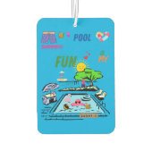 Swimming Pool Fun Autolufterfrischer (Rückseite)