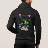 Swimming Pool Fun Hoodie (Rückseite)