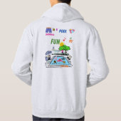 Swimming Pool Fun Hoodie (Rückseite)