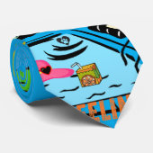 Swimming Pool Fun Krawatte (Gerollt)