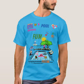 Swimming Pool Fun T-Shirt (Vorderseite)