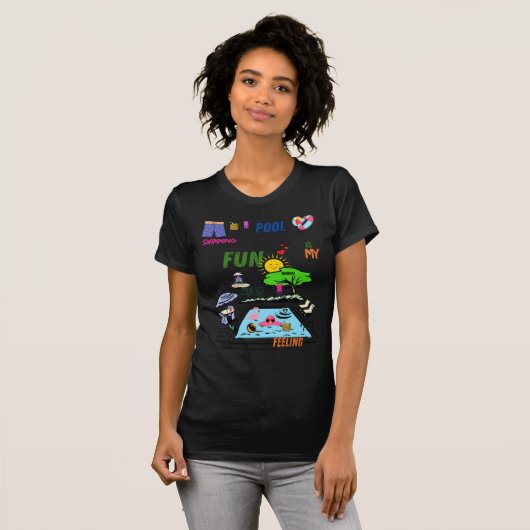 Swimming Pool Fun T-Shirt (Vorne ganz)