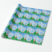 Swimming Pool Santa Claus Weihnachten Geschenkpapier (Ungerollt)
