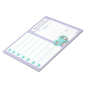 Swimming River Otter Weekly Meal Planer Notizblock (angewinkelt)