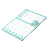 Swimming River Otter Weekly Meal Planer Notizblock (angewinkelt)