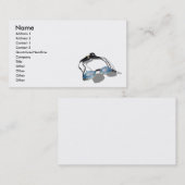 SwimmingGoggles091210, Name, Adresse 1, Adresse… Visitenkarte (Vorne/Hinten)
