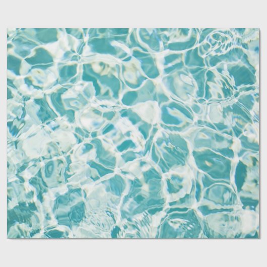 Swimmingpool-Foto-Geschenk-Verpackungs-Papier Geschenkpapier (Flach)