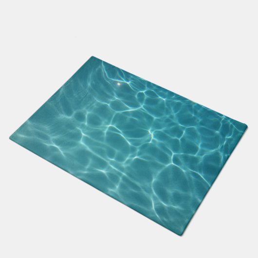 Swimmingpool Fußmatte (Schrägansicht)