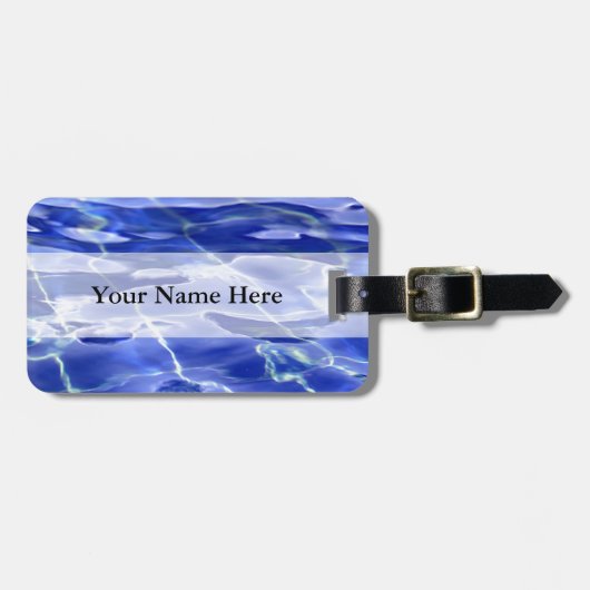 Swimmingpool Gepäckanhänger (Vorderseite horizontal)