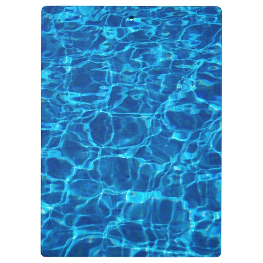 Swimmingpool Klemmbrett (Rückseite)