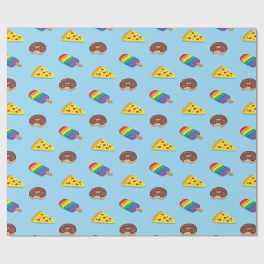 Swimmingpool schwimmt Muster-Sommer-Geburtstag Geschenkpapier (Flach)