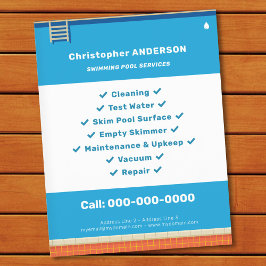 Swimmingpool Services Flyer