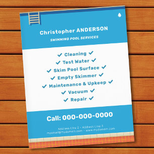 Swimmingpool Services Flyer