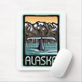 Swimmingpool und Apos; in Alaska Mousepad (Mit Mouse)