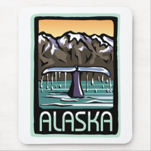 Swimmingpool und Apos; in Alaska Mousepad