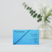 "Swimmingpool" Visitenkarte (Stehend Vorderseite)