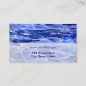 Swimmingpool-Visitenkarten Visitenkarte (Rückseite)