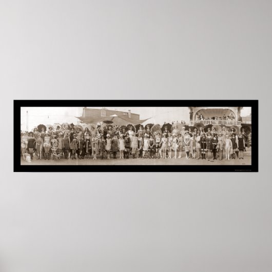 Swimsuit Beauties Wow Foto 1922 Poster (Vorne)