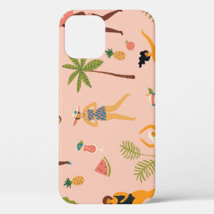 Swimsuit Ladys: Tropischer Vintager Tanz Case-Mate iPhone Hülle