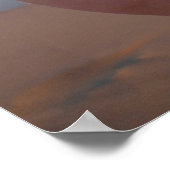 Swimsuit Model Wearing Black Bikini Poster (Ecke)