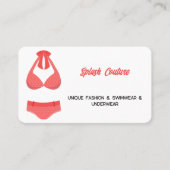 Swimwear Swimsuit Visitenkarte (Vorderseite)