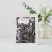 Swinburne "An Old Sprichwort" Viktorianische Postk Postkarte (Stehend Vorderseite)