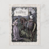 Swinburne "An Old Sprichwort" Viktorianische Postk Postkarte (Vorderseite)