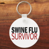 Swine Flu Survivor Schlüsselanhänger (Vorderseite)