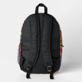 Swing 60er Design-Backpack Bedruckter Rucksack (Rückseite)
