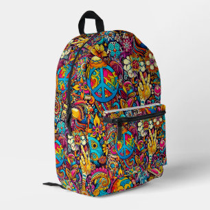 Swing 60er Design-Backpack Bedruckter Rucksack