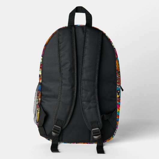 Swing 60er Design-Backpack Bedruckter Rucksack (Rückseite)