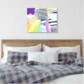 Swing beim Singen Leinwanddruck (Insitu (Schlafzimmer))
