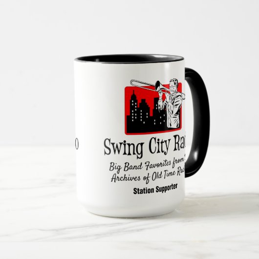 Swing City Radio - 15oz Tasse (VorderseiteRechts)