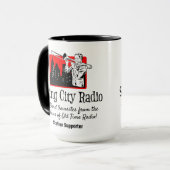 Swing City Radio - 15oz Tasse (Vorderseite Links)