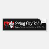 Swing City Radio - Autoaufkleber (Vorne)