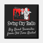 Swing City Radio Magnet (Vorne)