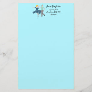 Swing Dance Briefpapier