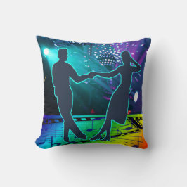 Swing Dance Couple Bühne Lights Music Floor Kissen