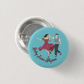 Swing Dance Couple Button (Vorne & Hinten)
