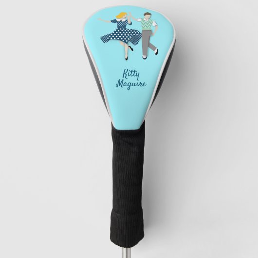 Swing Dance Couple Golf Headcover (Vorderseite)