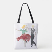 Swing Dance Couple Tasche (Rückseite)
