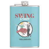 Swing Dance Flachmann (Vorderseite)