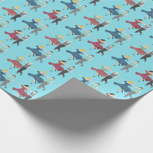 Swing Dance Geschenkpapier (Ecke)