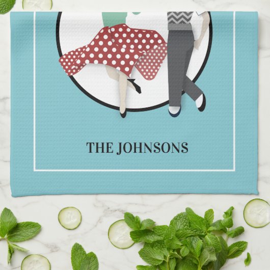 Swing Dance Geschirrtuch (Gefaltet)